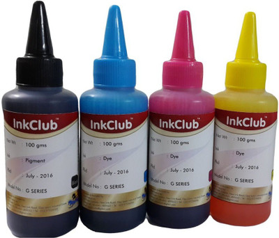 

Inkclub Compatible Premium GI790 ink for Canon G1000,G2000,G2002,G3000 & G4000 printer (Cmyk) Multi Color Ink(Black, Magenta, Cyan, Yellow)