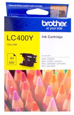 

Brother LC400 Single Color Ink(Yellow)