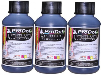 ProDot INKJET BLACK INK Single Color Ink Toner Black