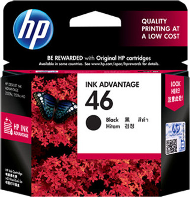 

HP 46 Single Color Ink(Black)