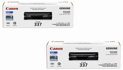 

Canon 337 Dual Pack Toner Cartridge Single Color Ink Toner(Black)