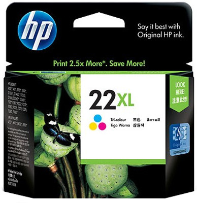 

HP 22XL Tricolor Ink Cartridge(Black, Magenta, Cyan, Yellow)