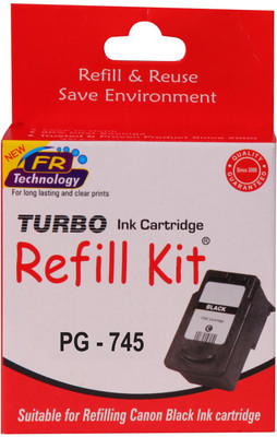 Turbo Ink Refill Kit for Canon PG 745 cartridge Single Color Ink(Black) available at flipkart for Rs.364