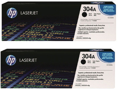 

HP 304A Black Dual Pack Laserjet Toner Cartridges(Black)