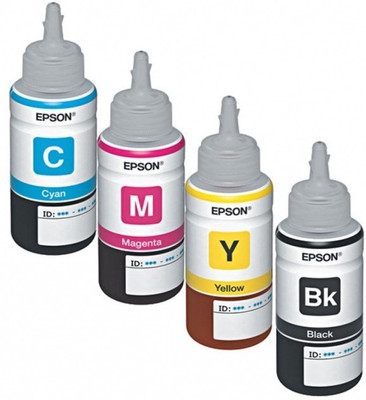 

EPSON EPSON L210, L110, L220, L350, L565, l1300 ORIGINAL INK SET Multi Color Ink(Black, Magenta, Cyan, Yellow)