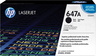 

HP Color LaserJet CE260A Black Print Cartridge(Black)