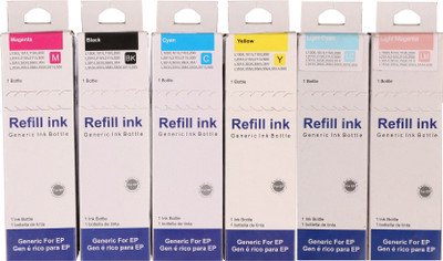 

axel Epson L800 Ink Multi Color Ink(Black, Magenta, Cyan, Yellow)