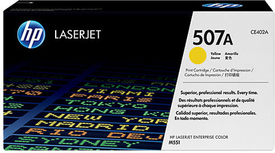 

HP 507A Yellow LaserJet Toner Cartridge(Yellow)