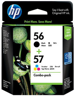 

HP 56/57 Combo-pack Ink Cartridges(Black, Magenta, Cyan, Yellow)