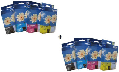 

Brother LC39 Original Combo (2Set) MultiColor Ink Cartridge Multi Color Ink(Black, Magenta, Cyan, Yellow)