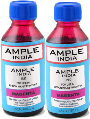 42% OFF on ample india 100ml Compatible For Epson L100,L110,L200,L210,L300,L350,L355,L550,L555 Magenta Ink Cartridge 42% OFF on ample india 100ml Compatible For Epson L100,L110,L200,L210,L300,L350,L355,L550,L555 Magenta Ink Cartridge