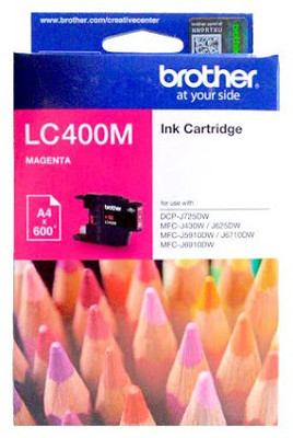 

Brother LC400 Single Color Ink(Magenta)