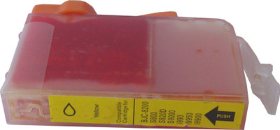 

Max BCI-6Y Compatible Yellow Cartridge For Canon Printer Prefilled Single Color Ink(Yellow)