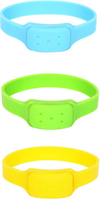 Safe-O-Kid Watch Style Mosquito Repellant Band - 3 Bands+3 Air Tight Pouch(Pack of 3)