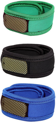 

Safe-O-Kid High Quality, Reusable Fabric Mosquito Repellant Band - 3 Bands+6 Refills+3 Air Tight Pouch(Pack of 3)