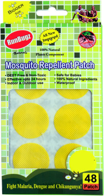 

RunBugz Mosquito Repellent Patch ( Yellow - Pack of 48 )(Pack of 48)
