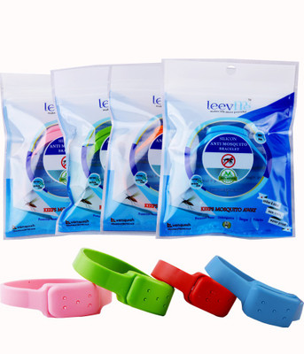 

LeevMe Silicon Anti Mosquito Bracelet(Pack of 4)