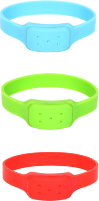 

Safe-O-Kid Watch Style Silicone Mosquito Repellent Band(Pack of 3)