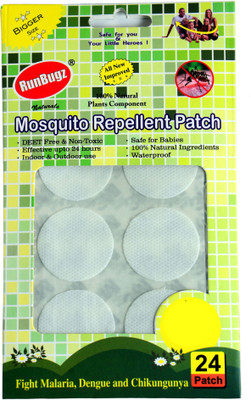 

RunBugz RunBugz Mosquito Repellent Patch ( White - Pack of 24 )(Pack of 24)