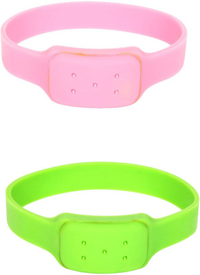 

Safe-O-Kid Watch Style Mosquito Repellant Band - 2 Bands+2 Air Tight Pouch(Pack of 2)