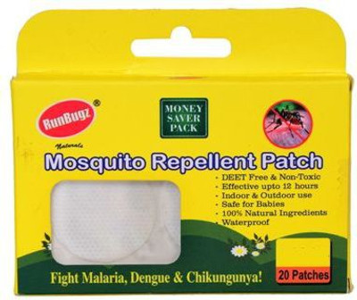 

RunBugz Mosquito Repellent Patch ( Pack of 20 )(Pack of 20)