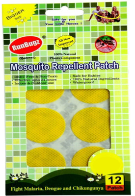 

RunBugz Mosquito Repellent Patch ( Pack of 12)(Pack of 12)