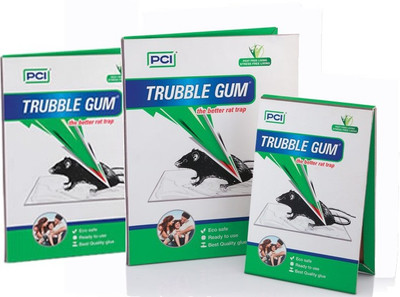 

Trouble Gum 3 PIECE MOUSE GLUE PAD KILL RAT & MOUSE WITHOUT POISONS(Pack of 3)