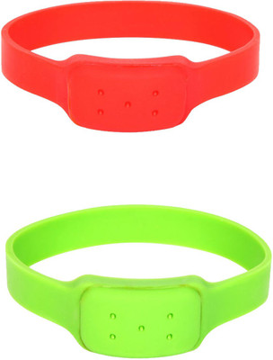 

Safe-O-Kid Watch Style Silicone Mosquito Repellent Band(Pack of 2)