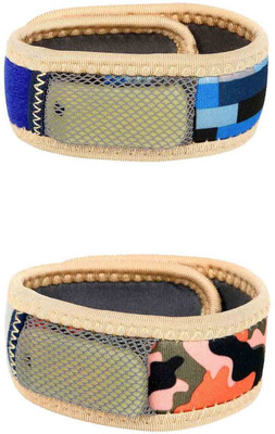 

Safe-O-Kid Reusable Multicolor Fabric Mosquito Repellant Band - 2 Bands+4 Refills+2 Air Tight Pouch(Pack of 2)