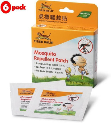 

Tiger Balm Repellent Patch - 10Pc (Pack of 6)(Pack of 6)
