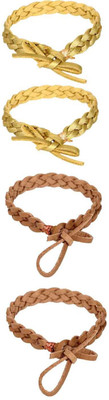 

Safe-O-Kid Trendy Leather Anti-Mosquito Band - 4 Bands+4 Air Tight Pouch(Pack of 4)