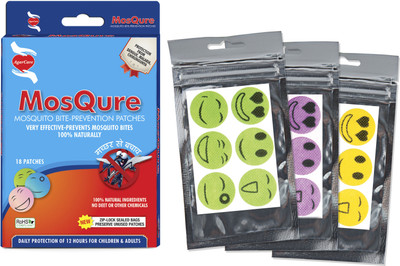

MosQure Mosquito Bite Prevention Patches(Pack of 18)