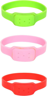 

Safe-O-Kid Watch Style Silicone Mosquito Repellent Band(Pack of 3)