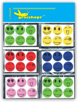 56% OFF on grasshopr Smiley-MIX120 Mosquito Repellent Patches(120 x 1 g)