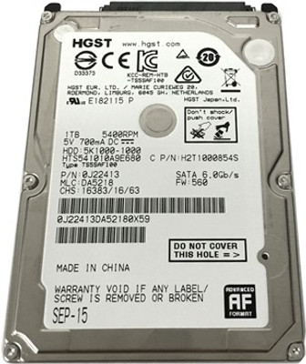 

Hitachi Travelstar 1 TB Laptop Internal Hard Disk Drive (1TB 5400 rpm)
