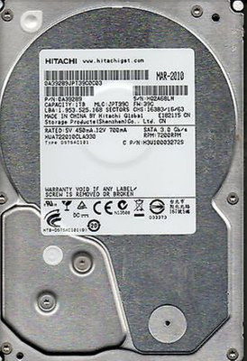 

Hitachi HITACHI 1 TB Desktop Internal Hard Disk Drive (HUA722010CLA330)