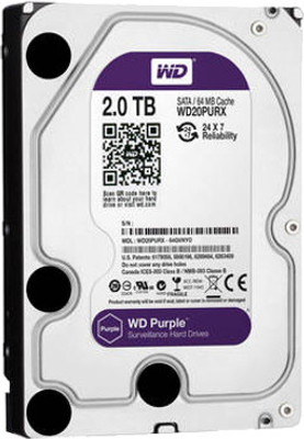 

WD 2 TB Desktop Internal Hard Disk Drive (WD20PURX)