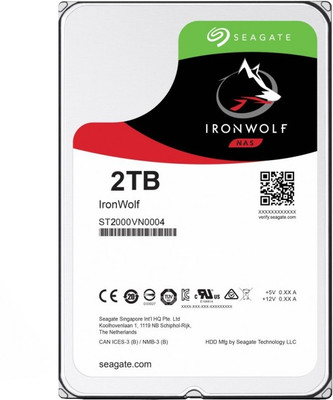 

Seagate IronWolf 2 TB Servers, Network Attached Storage Internal Hard Disk Drive (ST2000VN004)