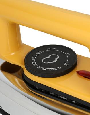 Pankul Popular Dry Iron (Yellow, Silver) 