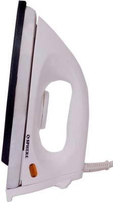 SPHERE Steelco -White and Silver Dry Iron