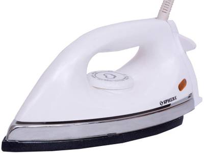SPHERE Steelco -White and Silver Dry Iron