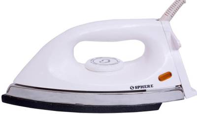 SPHERE Steelco -White and Silver Dry Iron