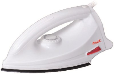 Elvin Duster Light Weight Electric 750 W 750 W Dry Iron(Multicolor, White)
