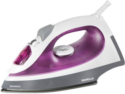 havells sparkle Steam Iron (hite,pink) 