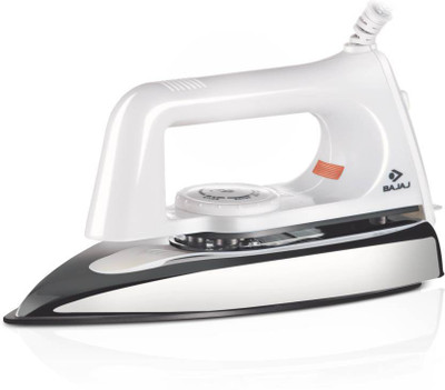BAJAJ Popular Plus Light Weight 750 W Dry Iron(White)