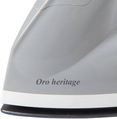 Havells Oro Heritage 1000 W Dry Iron (White & Grey)