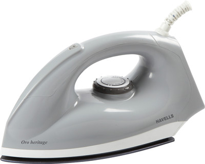 

Havells Oro Heritage Dry Iron(Grey and White)