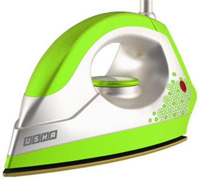 

Usha Electric 3302 Dry Iron(Silver, Green), Green;silver