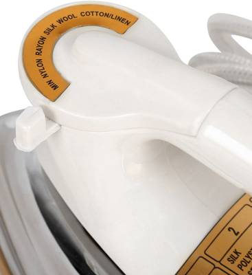 Pankul Plancha Dry Iron (White, Silver) 