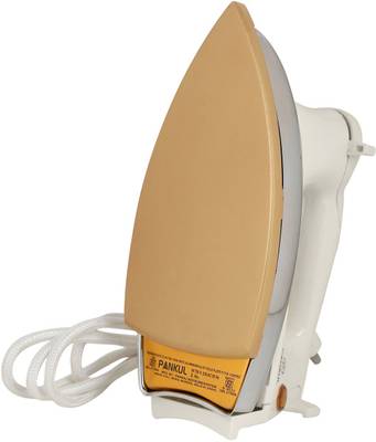 Pankul Plancha Dry Iron (White, Silver) 